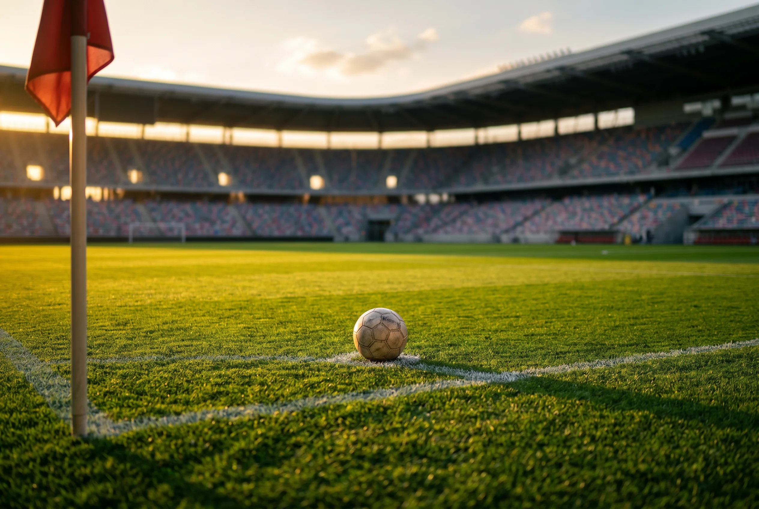 Voetbalveld met scorebord en odds-weergave bij een Nederlandse iDEAL bookmaker